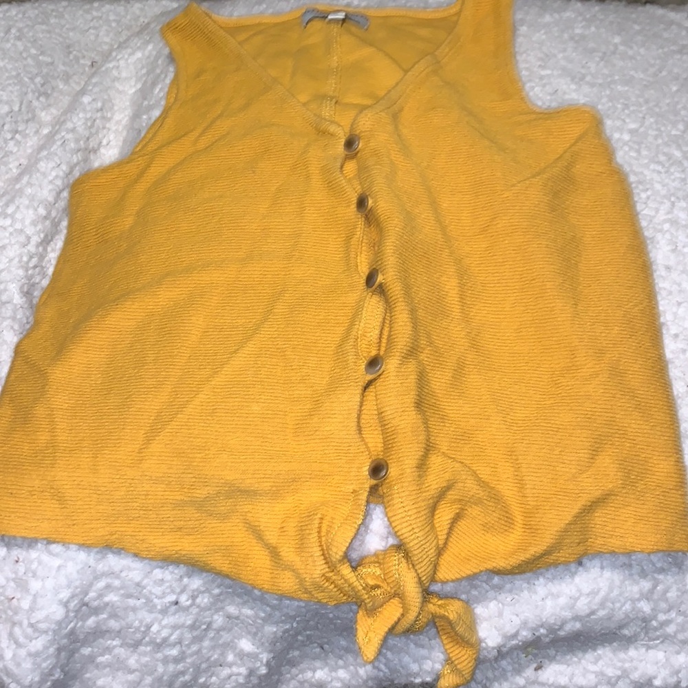 Texture & Thread Madewell Button Down Tanktop - image 1